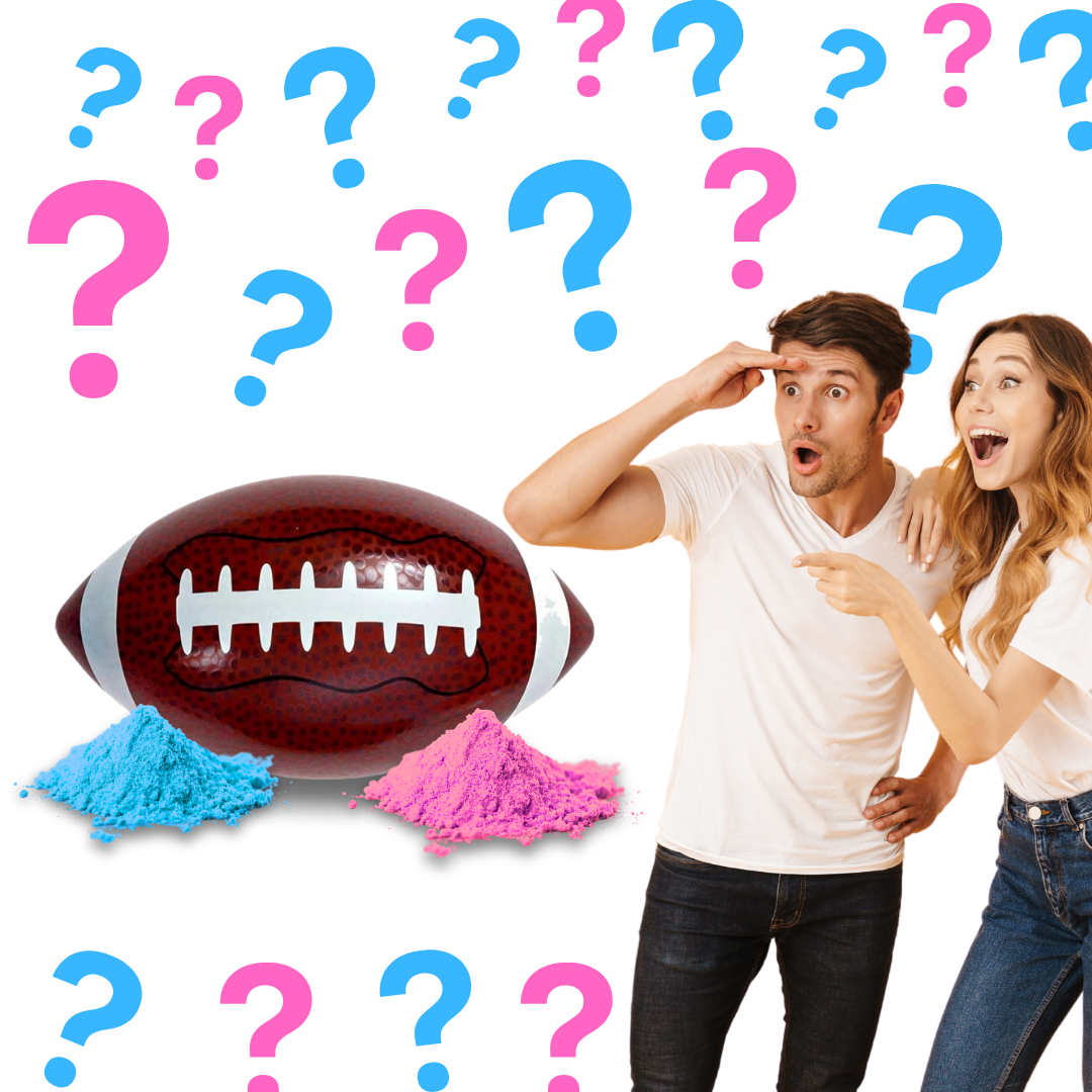 Gender Reveal Surprise Football