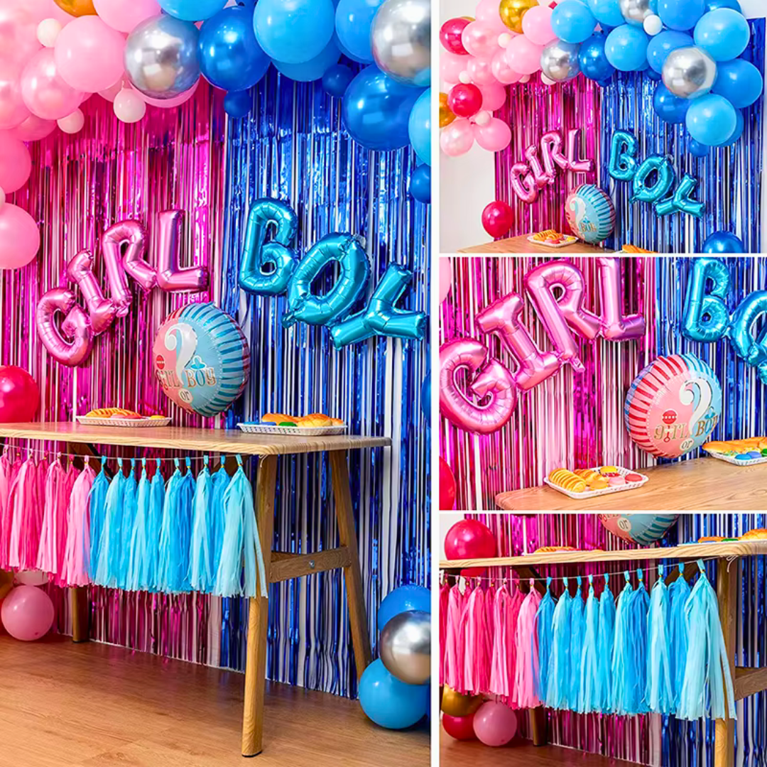 Gender Reveal Balloon Backdrop