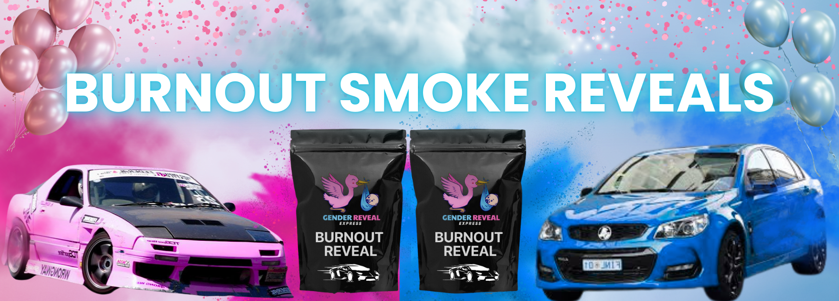 Gender Reveal Burnout Smoke