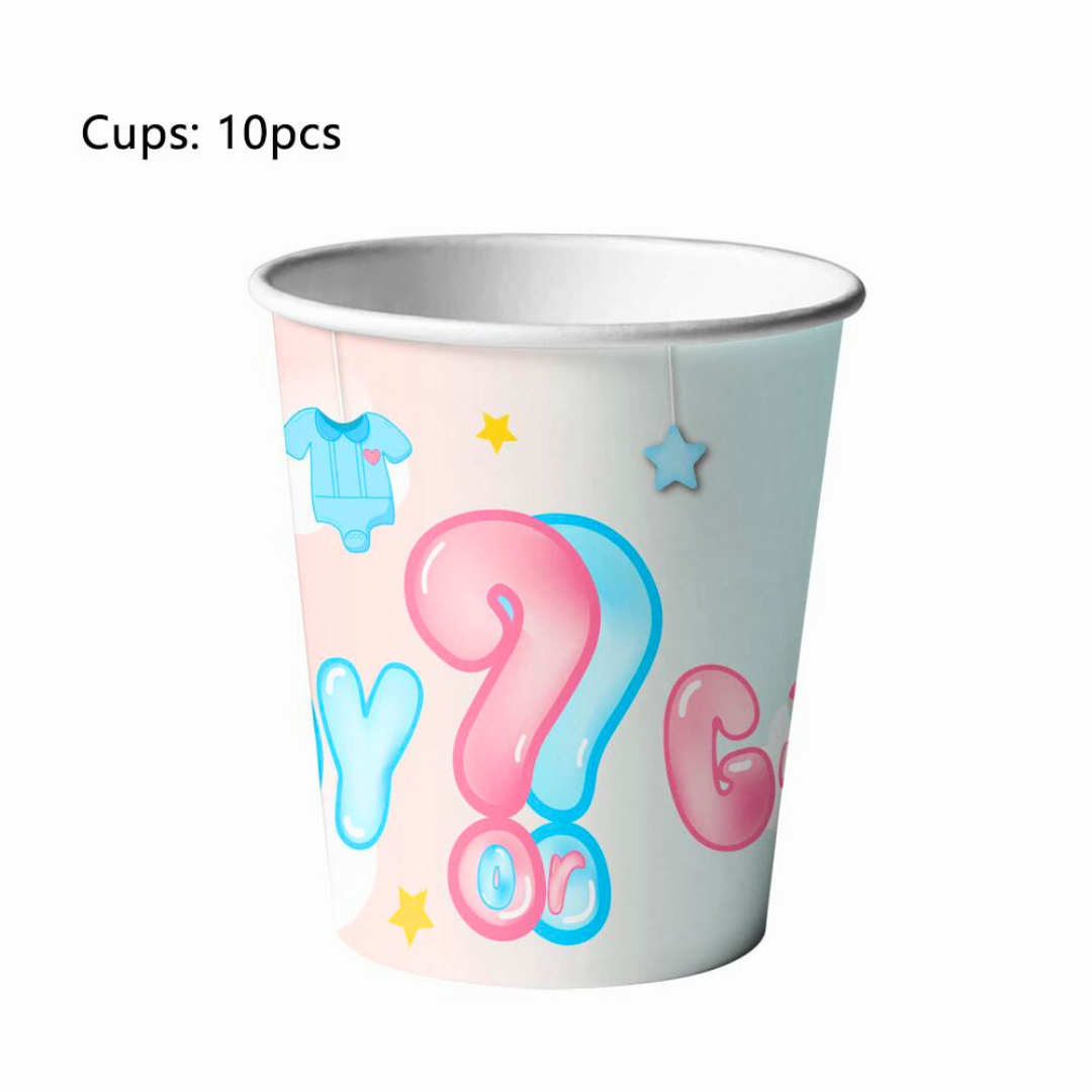 Gender Reveal Cups