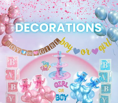 Gender Reveal Decorations