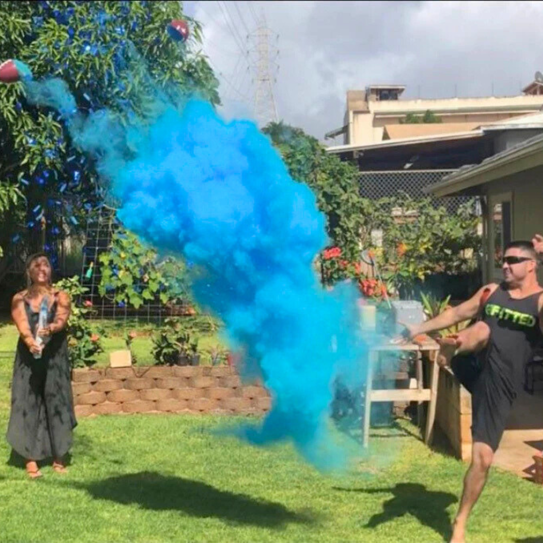 Gender Reveal Exploding NFL Ball