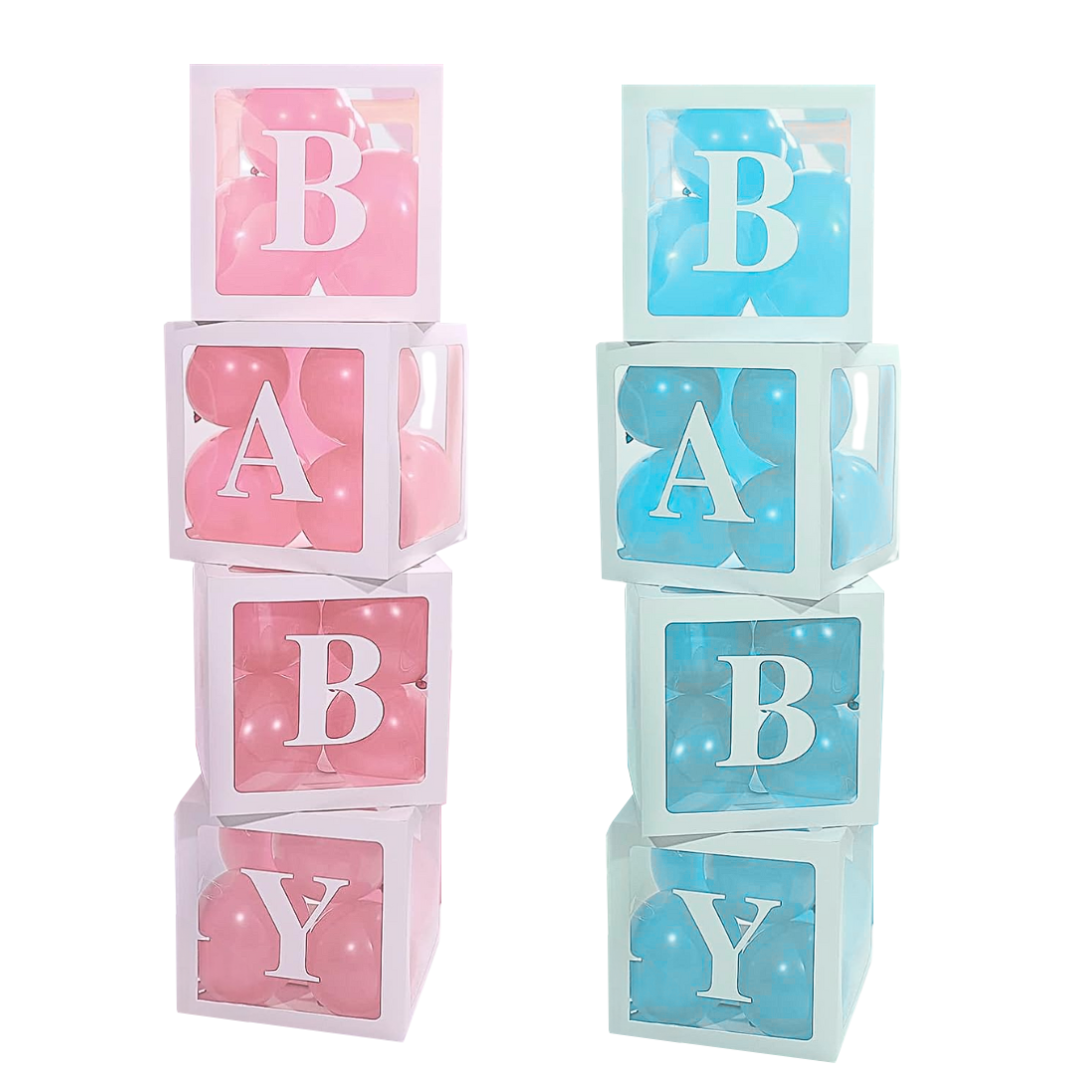 Gender Reveal Baby Box Balloons