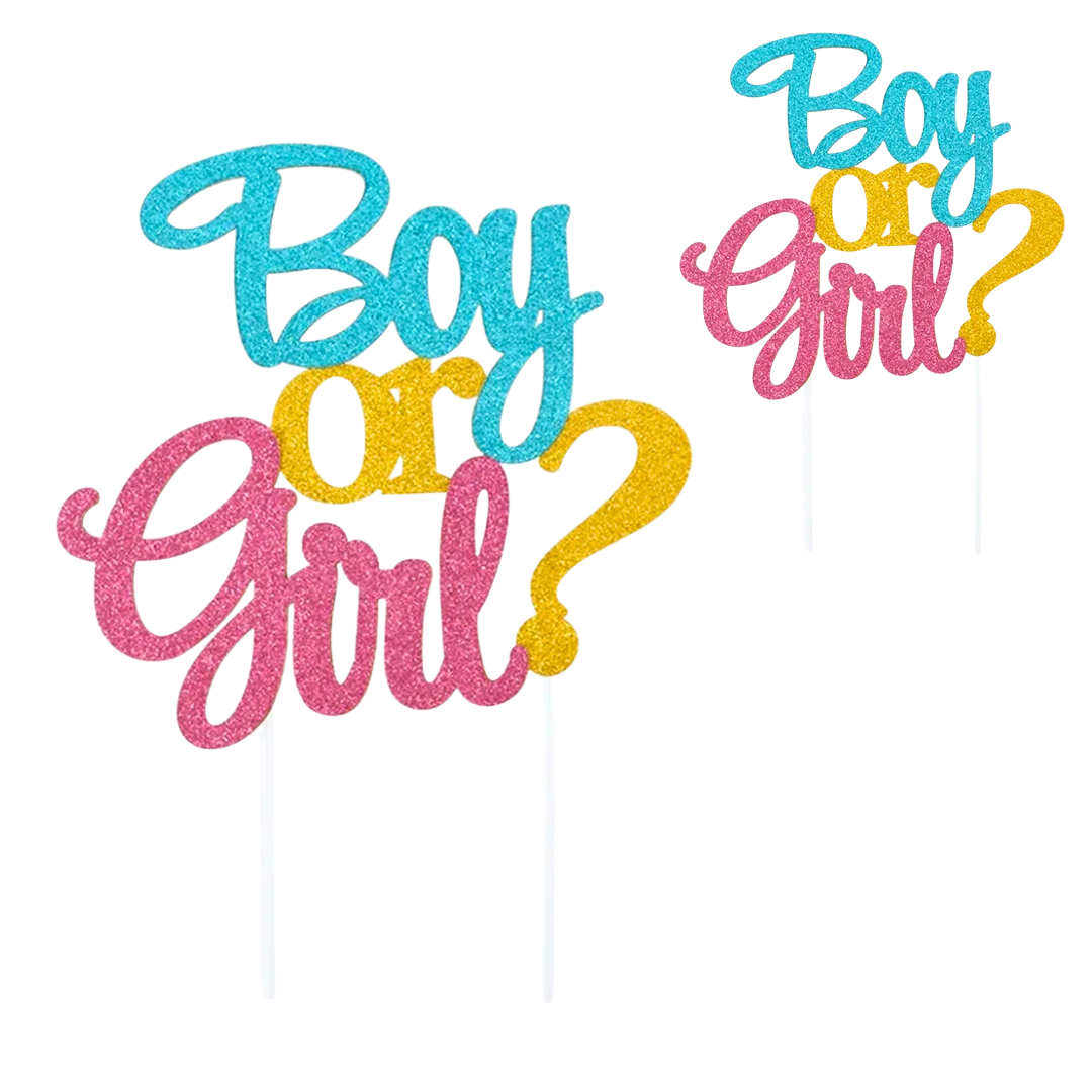 Gender Reveal Cake Topper