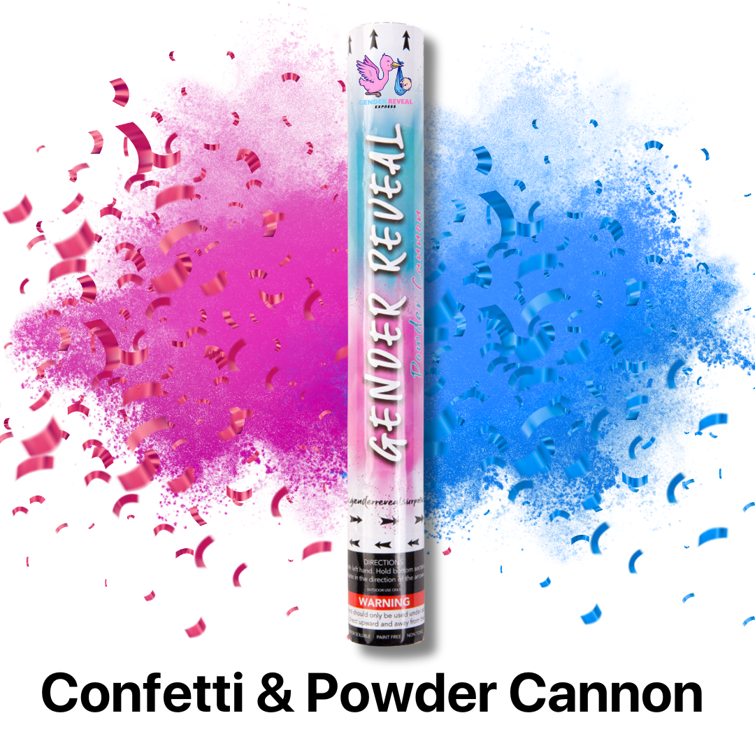 Gender Reveal Confetti and Powder Cannon