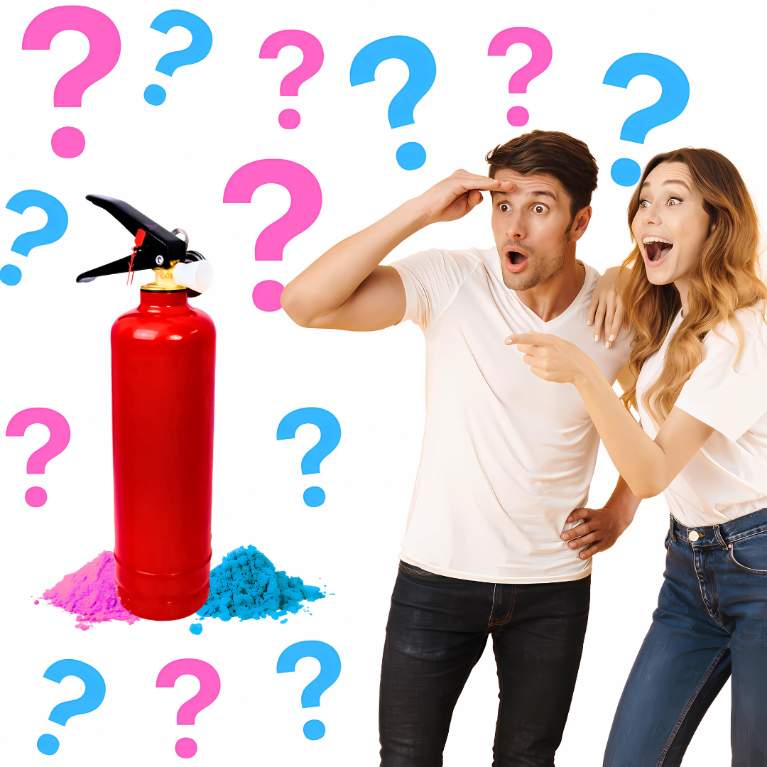 Gender Reveal Surprise Reveal Powder Blaster Extinguisher