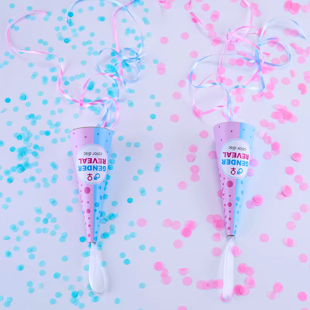 Gender Reveal Confetti Poppers