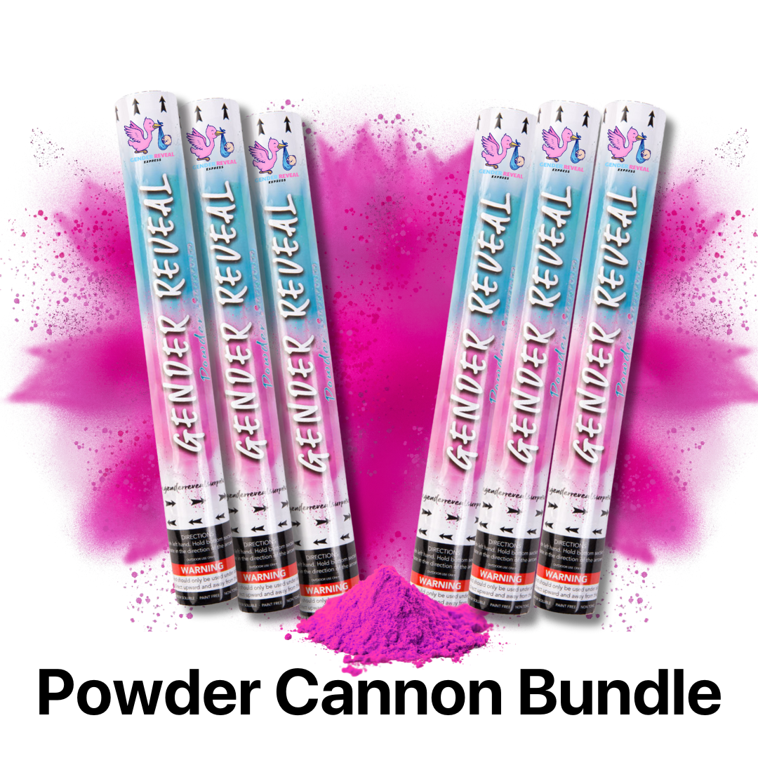 Gender Reveal BIO Powder Cannon Bundle