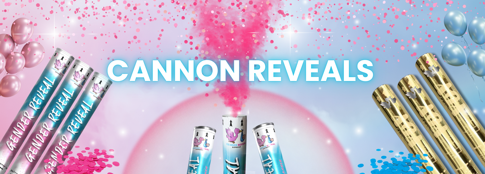 Gender Reveal Cannons